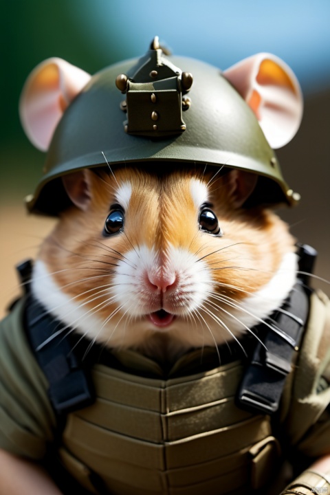 Anthropomorphic hamster, wearing military uniform, armor, weapons, war roars, (chiaroscuro, Fujicolor, ultra-high definition, super details, raw, 85mm, f/1.2, Fujifilm XT4)

This description depicts a peculiar scene where an anthropomorphic hamster is dressed in military gear, ready for battle. Its military uniform, armor, and weapons are meticulously designed to showcase its soldierly image. The atmosphere of war is enhanced through the use of chiaroscuro and color rendering, making the scene filled with tension.

In this scene, the anthropomorphic hamster’s expression and posture exude determination and courage, as if preparing for a great war. The ultra-high definition and super details of the image allow people to clearly see every texture and detail on the hamster’s body, giving it a more realistic feel.

The raw quality and 85mm lens ensure a high-quality and realistic image, while the f/1.2 aperture guarantees sufficient depth of field and clarity. The outstanding performance of the Fujifilm XT4 camera also provides support for shooting this scene.

In summary, this image uses unique creativity and exquisite techniques to present an anthropomorphic hamster with a strong war atmosphere, leaving a deep impression on the viewer.