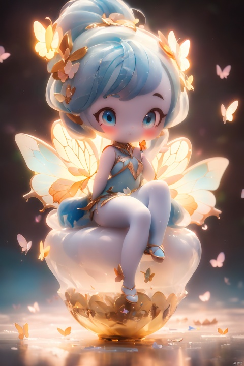  (masterpiece, best_quality, ultra-detailed:1.3), epic, digital painting, welcoming, Rose fairy::3, see-through gossamer, slim,transparent_background,:>,masterpiece, best quality,BREAK, 1 girl\( cute face, Full body, sitting, detailed beautiful eyes, bare legs, costume combination, Goddess, perfect body, (sitting on ice_planet:1.22) (lots of [floting blue Butterflies:floting ice:0.4:1.22) , BREAK, (detailed light), (an extremely delicate and beautiful), volume light, best shadow, cinematic lighting,sssr
