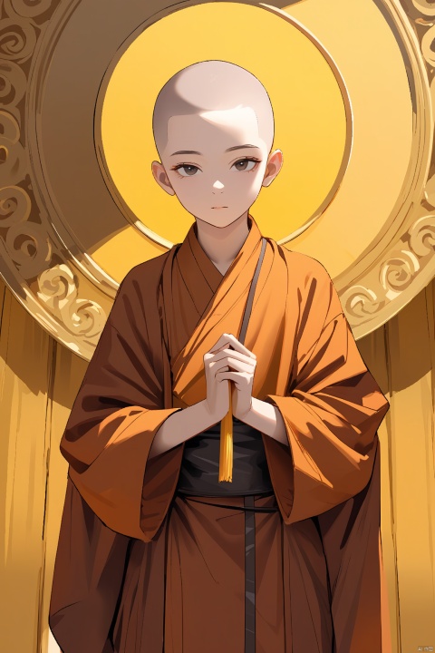 Young monk, (masterpiece)