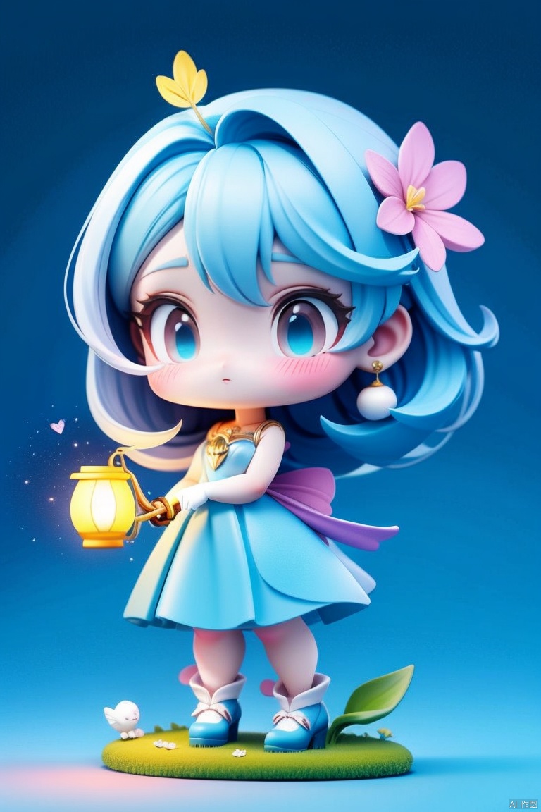 Silver-white hair, red eyes, light blue bow, golden garland, golden decoration and pink flowers on the head, blue bandeau tile face with white cape, white long skirt, fairy, holding white rabbit in her hand, blue belt, light blue streamer, blue shoes with golden bells, Chang'e, ancient style game character,(Ultra high resolution, photo realism, fidelity,Volumetric light, best quality, photo fidelity), (8k, original photo, highest quality, masterpiece), (photon mapping,Intense halos, light, sunlight. lamplight, radiosity, physics based rendering, automatic white balance),CG, unity, wallpaper, official art, amazing, exquisite detail, extremely exquisite beauty, extremely detailed, highly detailed, Clear focus, (real person, photo), (high detail skin, visible pores),(((1man))), (whole body),beautiful,Beautiful face,hair ornament,Antique game background, blue background, Tiangong, Xianchi, Yao Pond, fairy background, sdmai, chijian,, ((Binding)), hydress-hair ornaments, xiaoyemao, jewelry, dofas, nai3, Dragon and girl, Anchorage ( Moonlit Boat Ride), mLD,天启