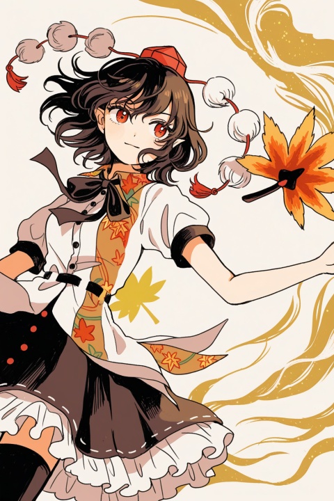 shameimaru aya,
upper body,
eyelashes,
solo,wind,floating,dynamic angle,dynamic pose,
(uninosono:0.8),(mozukuzu_(manukedori):0.5),(cosmic_(crownclowncosmic):0.8),(aspara:0.8),