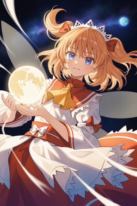 sunny milk, upper body, eyelashes, solo,wind,floating,dynamic angle,dynamic pose,holding sun,space,
(uninosono:0.8),(mozukuzu_(manukedori):0.5),(cosmic_(crownclowncosmic):0.8),(aspara:0.8), (kyusoukyu:0.8),(lazuri7),(u u zan:0.6),(syokuuuuuuuuumura:0.5),(komiya_kuniharu:0.8),(syuri22:0.5),(kishida_mel:0.7),(natsume_(menthol)),