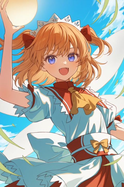 sunny milk, upper body, eyelashes, solo,wind,floating,dynamic angle,dynamic pose,holding sun,
(uninosono:0.8),(mozukuzu_(manukedori):0.5),(cosmic_(crownclowncosmic):0.8),(aspara:0.8), (kyusoukyu:0.8),(lazuri7),(u u zan:0.6),(syokuuuuuuuuumura:0.5),(komiya_kuniharu:0.8),(syuri22:0.5),(kishida_mel:0.7),(natsume_(menthol)),