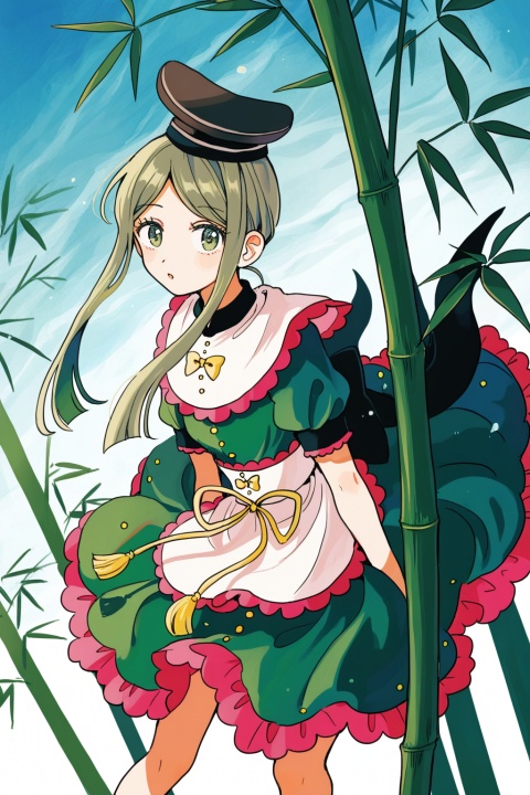 teireida mai,bamboo,
bust,
eyelashes,
solo,wind,floating,dynamic angle,
(uninosono:0.8),(mozukuzu_(manukedori):0.5),(cosmic_(crownclowncosmic):0.8),(aspara:0.8),
