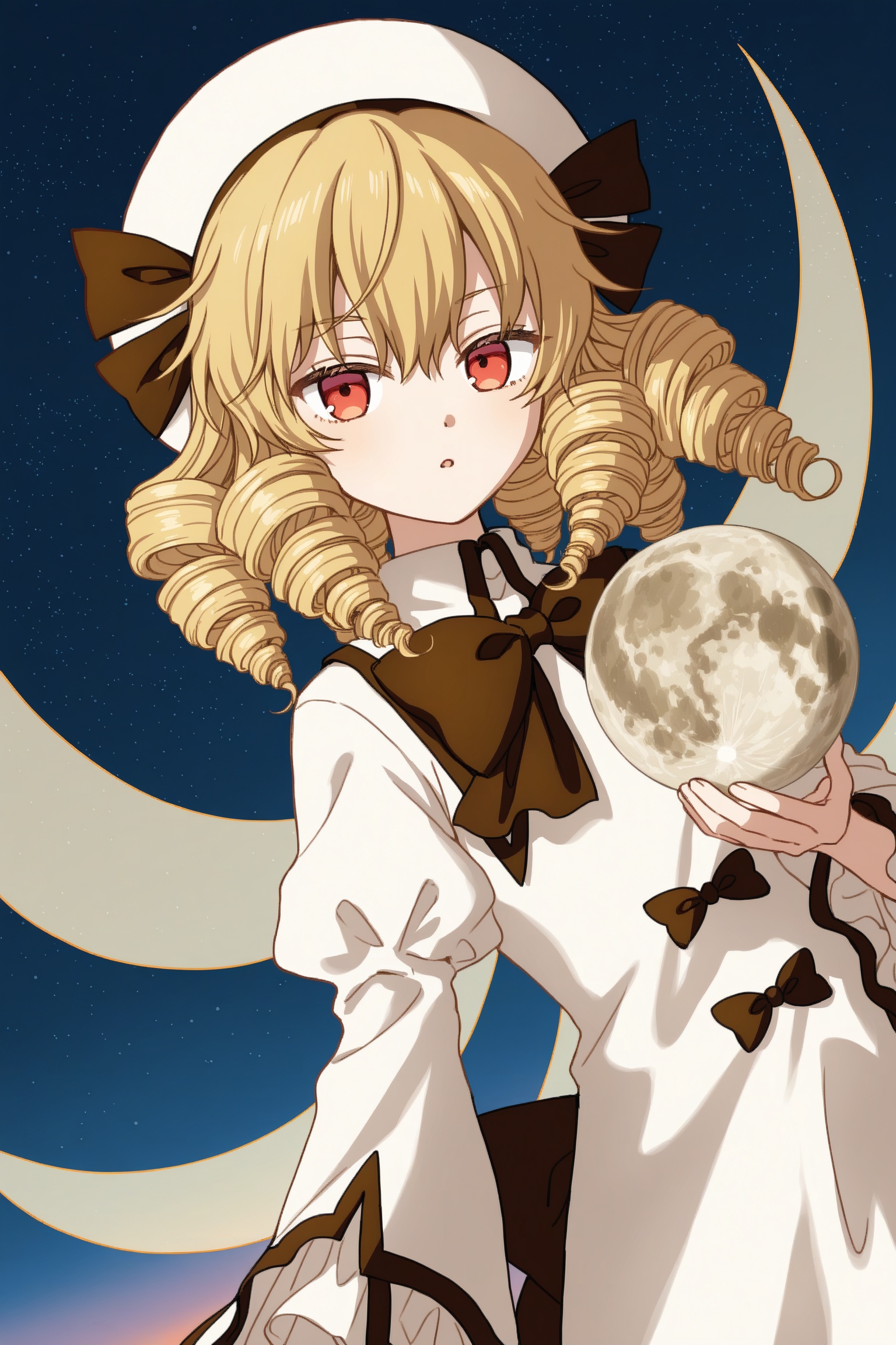 luna child,  upper body,  eyelashes by ①⑨ on Tensor.Art