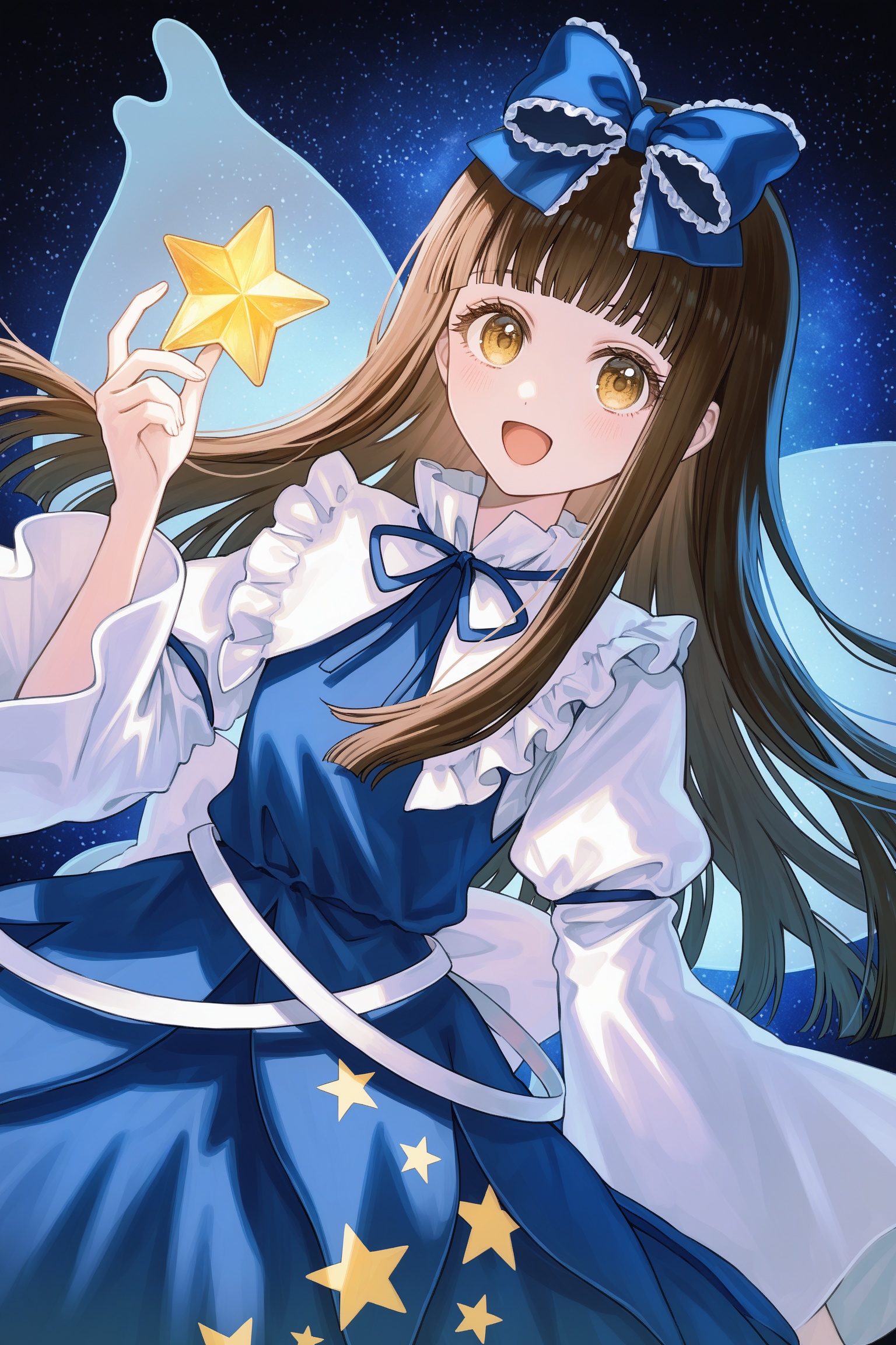 star sapphire,  upper body,  eyelashes by ①⑨ on Tensor.Art
