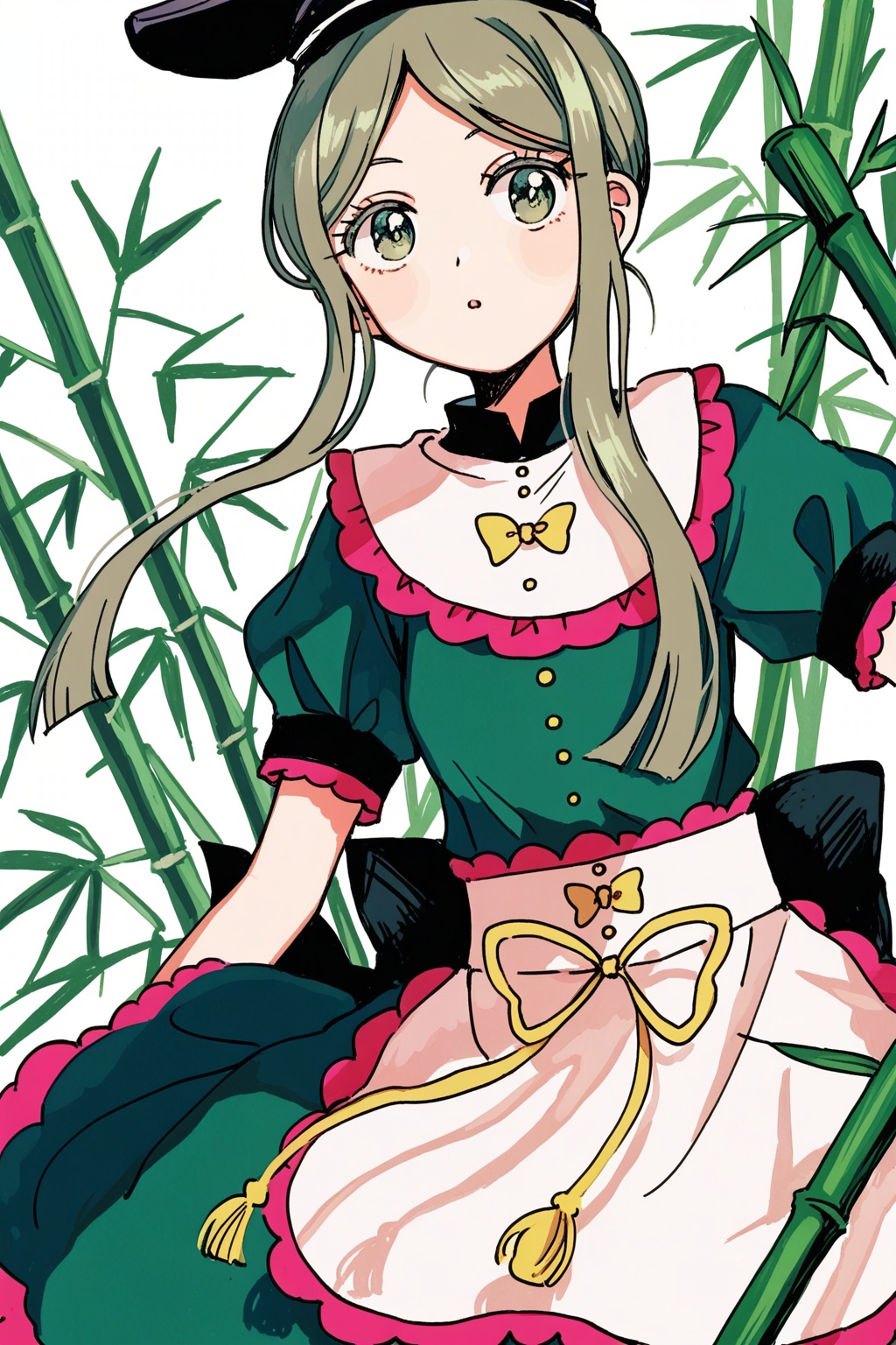 teireida mai,  bamboo,  bust by ①⑨ on Tensor.Art