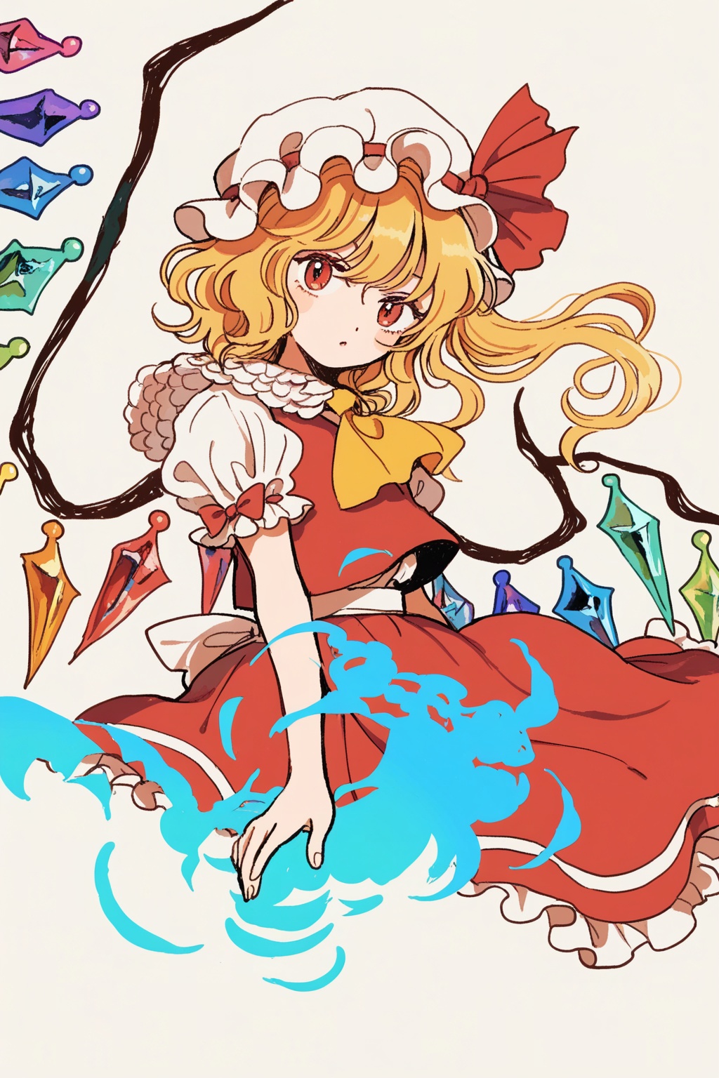 flandre scarlet,  (upper body),  solo by ①⑨ on Tensor.Art