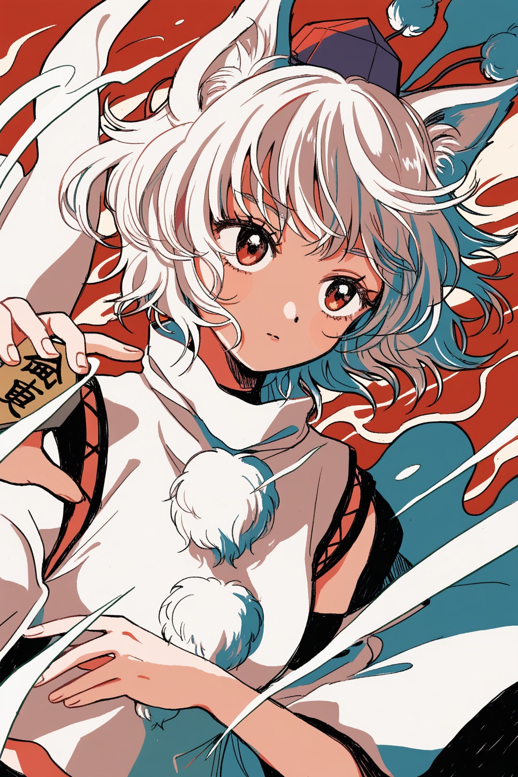 inubashiri momiji,  shogi,  (upper body) by ①⑨ on Tensor.Art