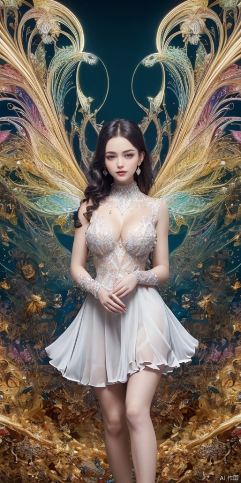  (1girl:1.2),Chinese girls,stars in the eyes, (1girl:1.3),Masterpiece, high quality, 1girl, extreme detailed, (fractal art:1.3), colorful, highest detailed, (chiffon, body painting:1.2), 8k, digital art, macro photo, quantum dots, sharp focus, dark shot, cinematic, Microworld, thigh, (upper thighs shot:1.2), front view,(pure girl:1.1),(white dress:1.1),(full body:0.6),There are many scattered luminous petals,bubble,contour deepening,(white_background:1.1),cinematic angle,,underwater,adhesion,green long upper shan, 21yo girl,jewelry, earrings,lips, makeup, portrait, eyeshadow, realistic, nose,{{best quality}}, {{masterpiece}}, {{ultra-detailed}}, {illustration}, {detailed light}, {an extremely delicate and beautiful}, a girl, {beautiful detailed eyes}, stars in the eyes, messy floating hair, colored inner hair, Starry sky adorns hair, depth of field, large breasts,cleavage,blurry, no humans, traditional media, gem, crystal, still life, Dance,movements, All the Colours of the Rainbow,zj,
simple background, shiny, blurry, no humans, depth of field, black background, gem, crystal, realistic, red gemstone, still life,
, wings, jewels
 1girl,Fairyland Collection Dark Fairy Witch Spirit Forest with Magic Ball On Crystal Stone Figurine, 

