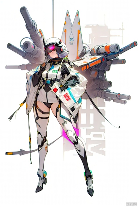 Sci-fi Mech Girl, Fighter Mech, space flight, apocalyptic concubine, cyberpunk, (((The cyber helmet covers the whole fac
