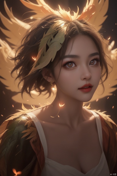 The best picture, the best picture, maintaining the original image for better polishing, the best picture, the best picture. A girl with big glowing eyes, willow leaf phoenix eyes. Cute and moving. Elegant and generous. Lipstick and white teeth.
