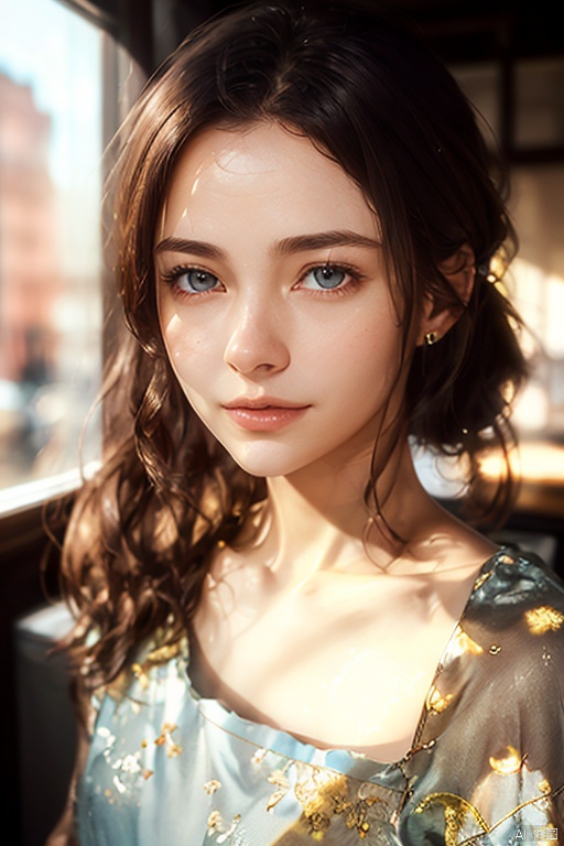 dressed, (photo realistic:1.4), (hyper realistic:1.4), (realistic:1.3), (smoother lighting:1.05), (increase cinematic lighting quality:0.9), 32K, 1girl,20yo girl, realistic lighting, backlighting, light on face, ray trace, (brightening light:1.2), (Increase quality:1.4), (best quality real texture skin:1.4), finely detailed eyes, finely detailed face, (tired and sleepy and joy), (laugh:0), face closeup, t-shirts, (Increase body line mood:1.1), (Increase skin texture beauty:1.1)
