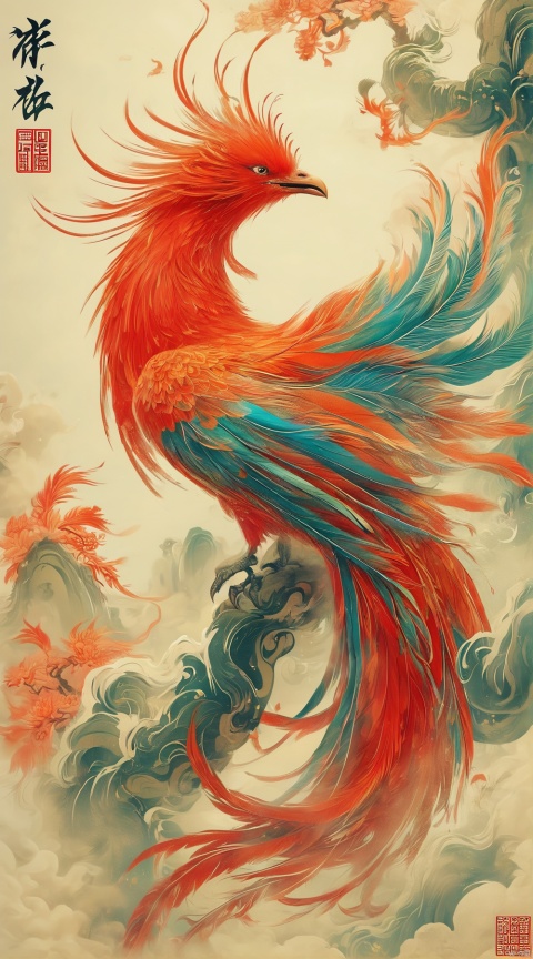  Chinese mythical beast Vermilion Bird