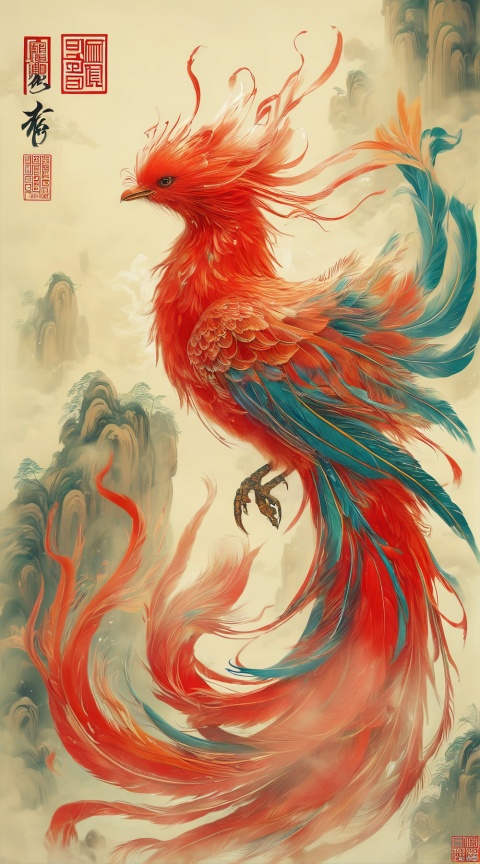  Chinese mythical beast Vermilion Bird