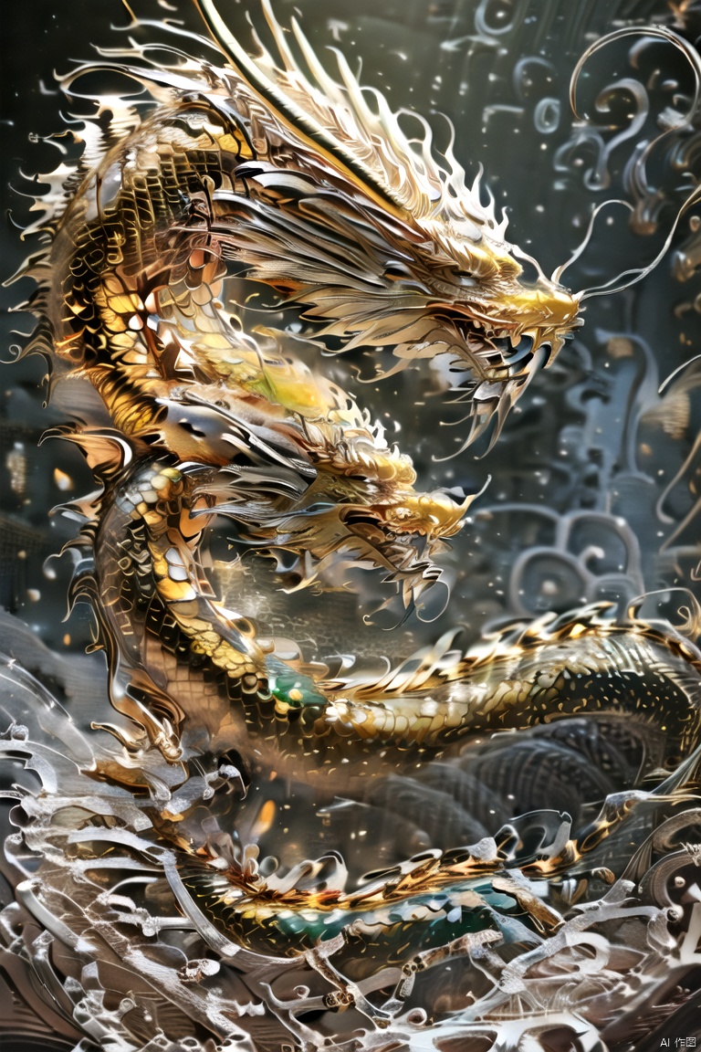 Prosperity brought by the dragon and the phoenix