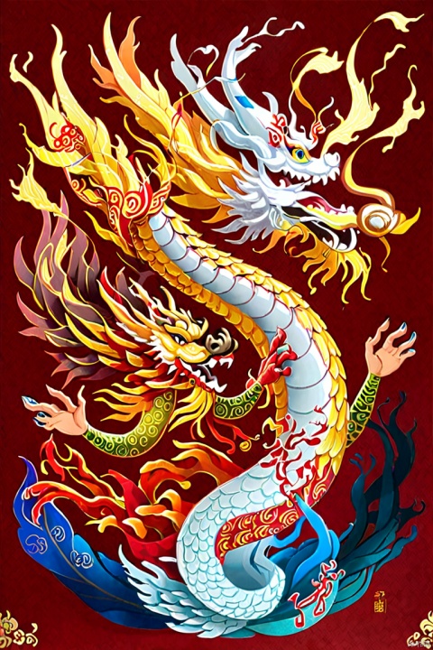  Prosperity brought by the dragon and the phoenix