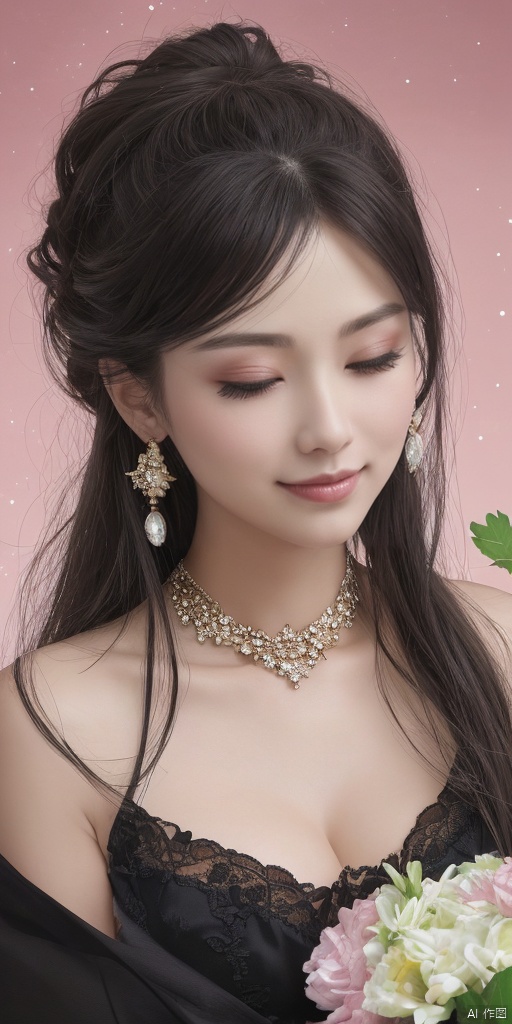  1girl, solo, long hair, looking at viewer, smile, bangs, brown hair, hair ornament, jewelry, earrings, one eye closed, lips, pink background, index finger raised, realistic,Chinese girls,jewelry, earrings,lips, makeup, portrait, eyeshadow, realistic, nose,{{best quality}}, {{masterpiece}}, {{ultra-detailed}}, {illustration}, {detailed light}, {an extremely delicate and beautiful}, a girl, {beautiful detailed eyes}, stars in the eyes, messy floating hair, colored inner hair, Starry sky adorns hair, depth of field, large breasts,cleavage,blurry, no humans, traditional media, gem, crystal, still life, Dance,movements, All the Colours of the Rainbow,zj,
simple background, shiny, blurry, no humans, depth of field, black background, gem, crystal, realistic, red gemstone, still life,