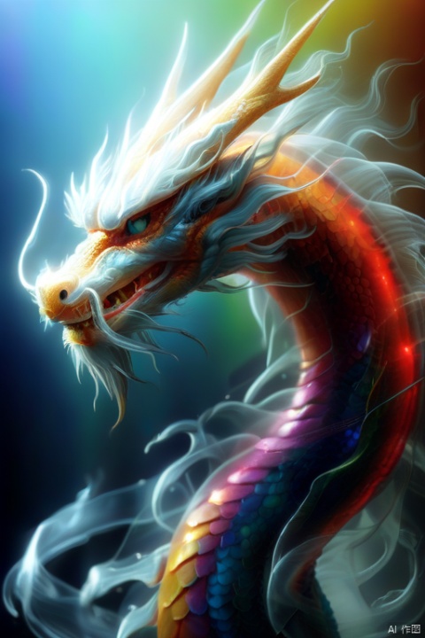 Dragons usually have huge bodies, strong limbs and long tails. Its scales may be sparkling gold, silver or other bright colors, each of which is hard and smooth. When the wings of the dragon spread out, they can cover the vast sky, and the film on the wings may shine with a variety of colors, as beautiful as a rainbow.