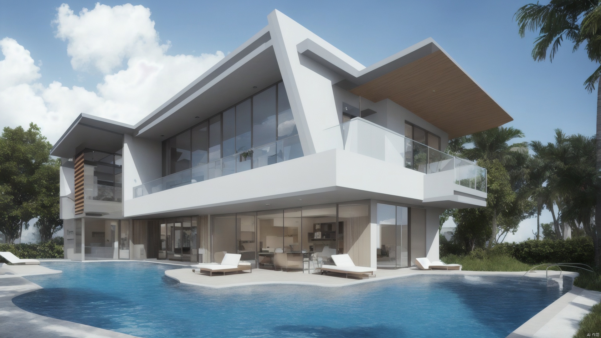  Glass Villa,, 
Outdoor,
Beach,
Modern decoration style,
The entire building uses a single piece of glass,
Glass balcony,
Swimming pool,
Realistic style,
Architectural renderings,


Representative,boutique, Masterpiece, Intricate, 
High Quality, Best Quality, 
4K, 8K,Ultra HD,high res, absurd res,
Full Detail,Exquisite Detail, Super Detail, intricate details,
, SDXL