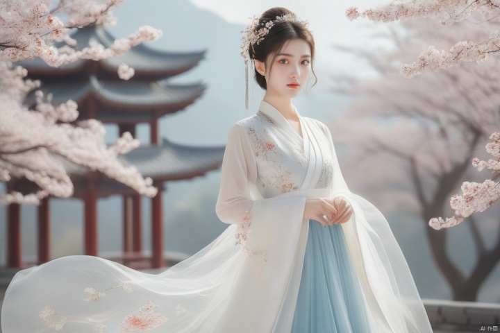  masterpiece, The best quality, 1girl, luxurious wedding dress, dreamy scene, white background, front viewer, looking at viewer, Flowers, romantic, Bride, Translucent white turban, UHD, 16k, , sparkling dress, yunbin, full_body, white stockings, , chinese dress,white dress,
chinese clothes,dress,white dress,floral print,china dress,blue dress,hanfu,long sleeves,print dress,robe,skirt,sleeveless dress,widesleeves, weddingdress, jinchen, see-through, tutult, qingsha, tutultb, xinniang