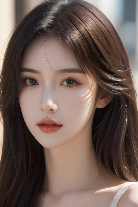 masterpiece, bestquality, ultradetailed, detailed face, 1girl, solo, long_hair, upper body, (looking at viewer:1.5), complex details,8K,(photorealistic:1.4)  