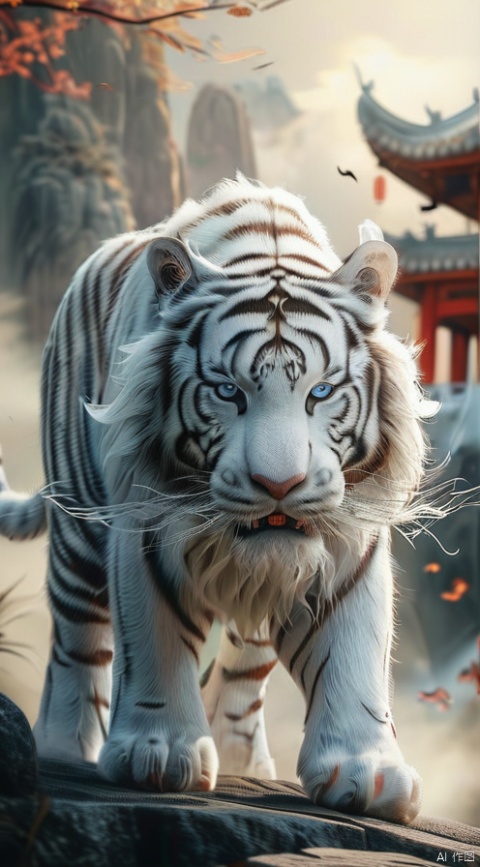 Chinese mythical beast White Tiger