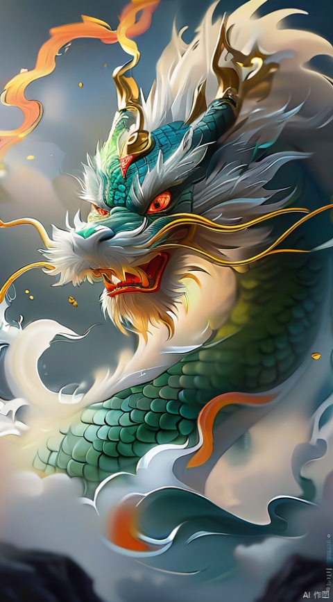 Chinese mythical beast Qinglong