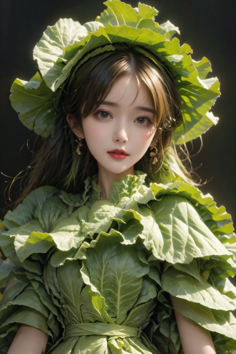  1girl,cabbage_dress