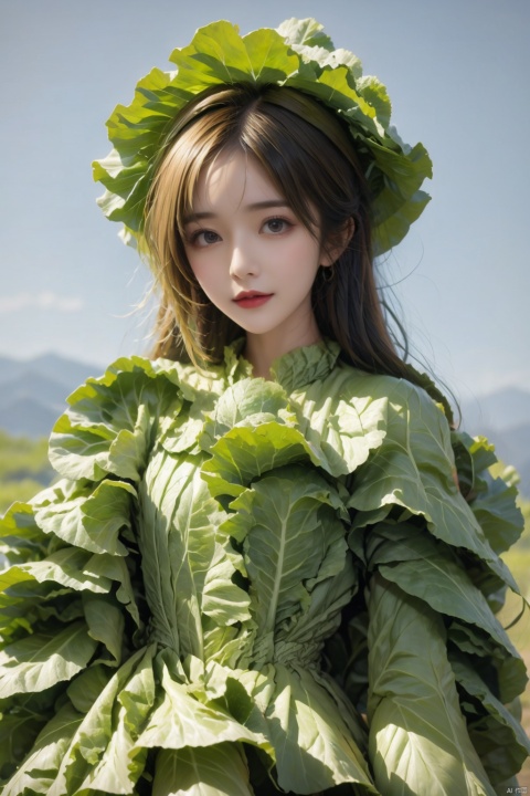  1girl,cabbage_dress