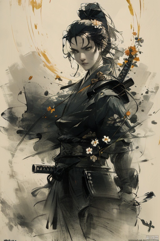 Samurai Warrior or Bushi With Katana Sword Fighting Retro Woodcut Black and  White Svg-bushi Svg-buke Cut File-bushido Dxf-jpg-png - Etsy