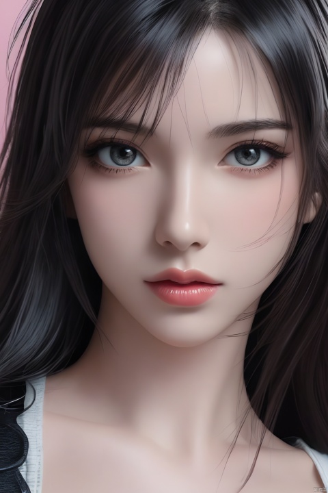  tifa for ff7, perfect detailed eyes, athletic body, intricate facial details, highly detailed, line ink illustration,highly detailed, ink sketch,ink Draw,Comic Book-Style 2d,2d, pastel colors