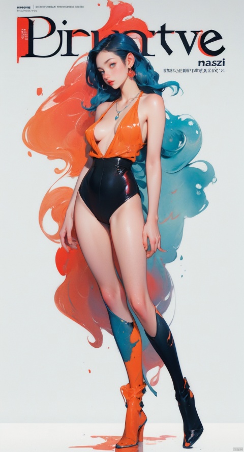  (full body:1.1),masterpiece,bestquality,8k,officialart,cinematic light,ultrahighres,movie perspective, advertising style, magazine cover
offcial art, colorful, Colorful background, splash of color A beautiful woman with delicate facial features, big breasts,full body,
(colorful hair:1.1),drop earrings,necklace,shiny skin,look at view, ((ink)),(water color),girl