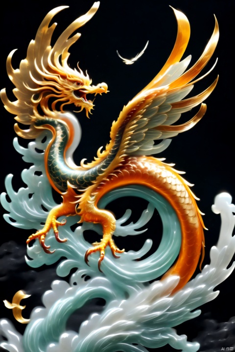  Dragon flying and phoenix dancing, dragon flying and phoenix flying and phoenix flying and phoenix flying and phoenix flying.