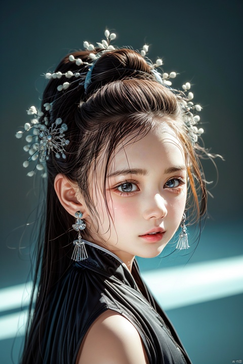 Best quality, masterpiece, photorealistic, 32K uhd, official Art,
1girl, laojun, solo, 