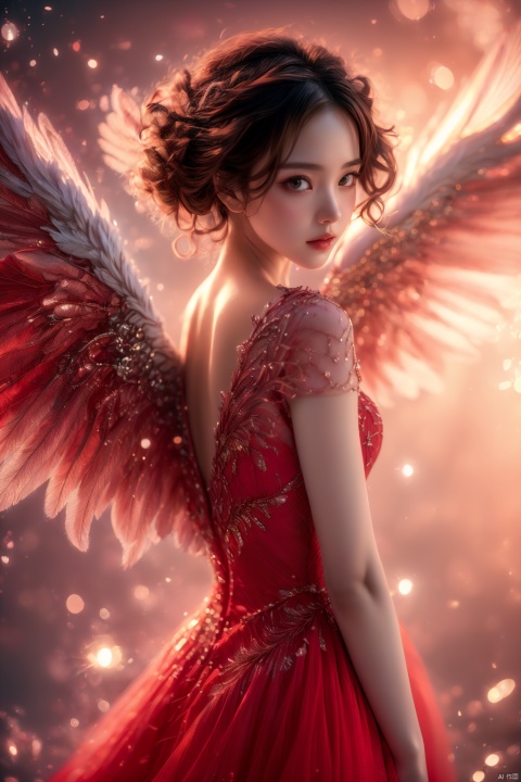  Best quality, masterpiece, photorealistic, 32K uhd, official Art,
laojun, solo, 1girl,wings