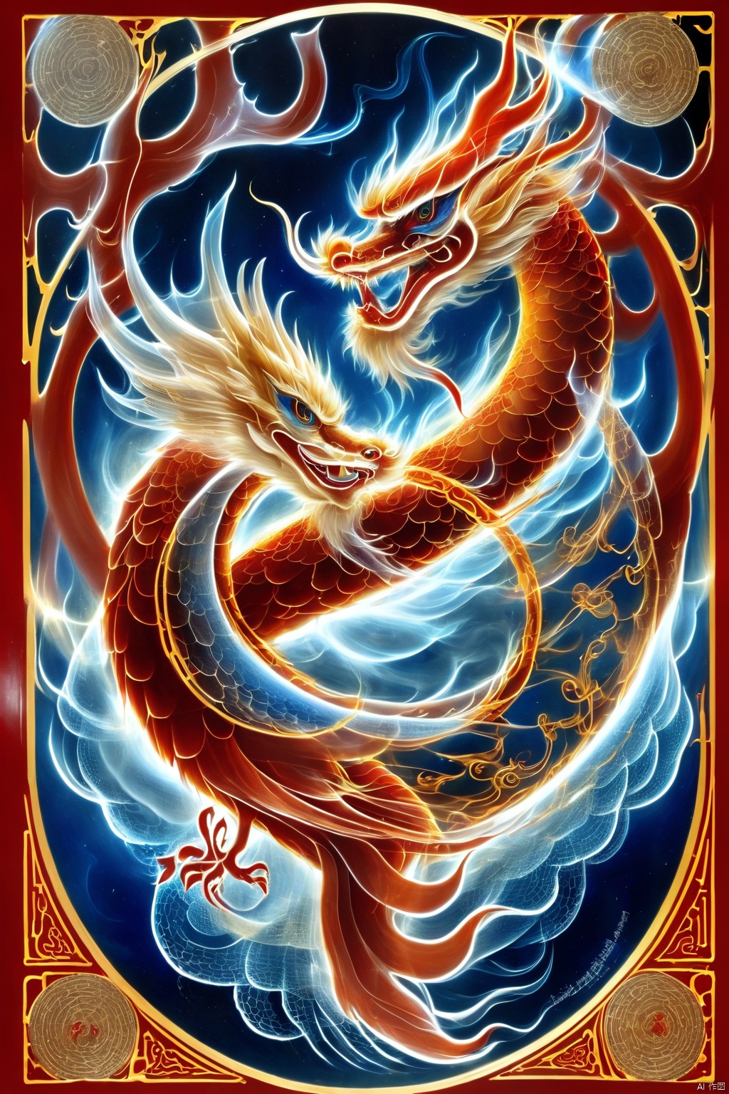  the union of a dragon and a phoenix foretells good fortune Dragon flying and phoenix dancing, dragon flying and phoenix flying and phoenix flying and phoenix flying and phoenix flying.