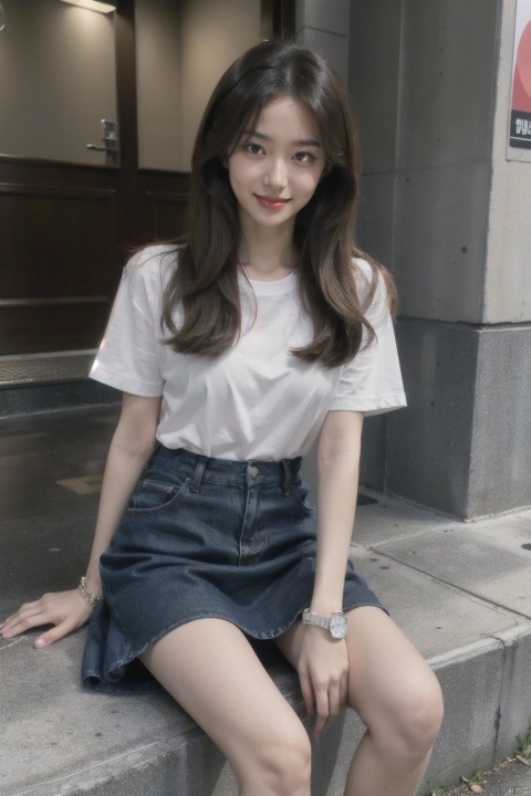  masterpiece,bestquality,realistic,8k,officialart,ultrahighres,2girls,teenager,kawaii,skinny,beautifly face,seductive smile,short sleeves,jk_style,jk_skirt,jk_shirt,(striped),jk_bow,outdoors,,slim legs,white pantyhose,brown shoes,perfect waist to hip ratio,fashionable accessories,,,multiple girls,skirt,2girls,black hair,school uniform,bag,looking at viewer,brown eyes,cosplay,hair ornament,smile,plaid skirt,long hair,jewelry,realistic,lips,bracelet,shirt,backpack,brown hair,real world location,solo focus,loafers,sitting, ((poakl))