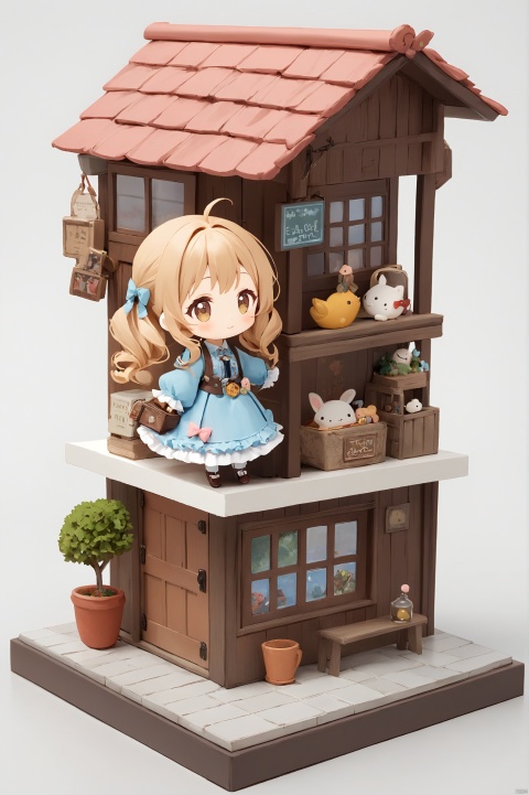 1girl,cute,garage kit,simple background,masterpiece,best quality,very aesthetic,extremely detailed