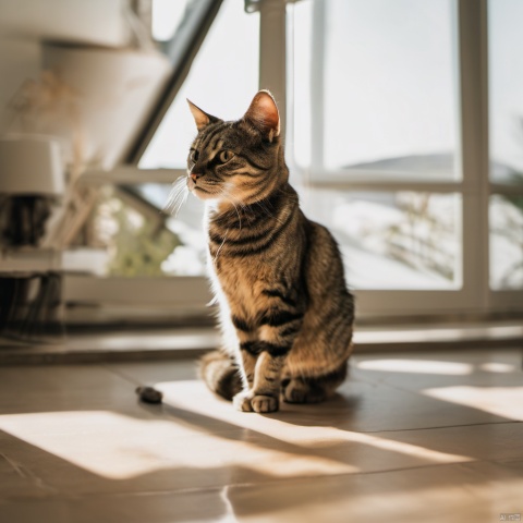 Photo of a cat,in room,bichu
