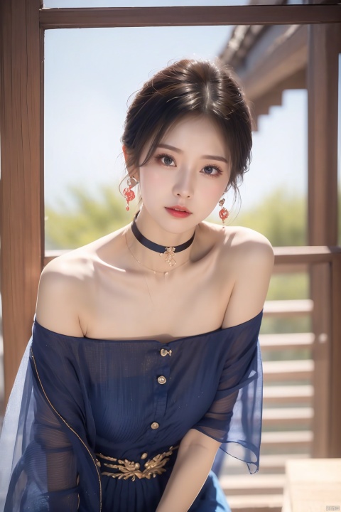  Masterpiece,Ultimate,A girl,silk,cocoon,spider web,Solo,Complex Details,Color Differences,Realistic,Moderate Breath,Off Shoulder,Eightfold Goddess,Hair Above One Eye,Earrings,Sharp Eyes,Perfect Fit,Choker,Dim Lights,cocoon,transparent,jiBeauty,yifu,wangyushan,upper_body,chinese_clothes,background_sky,no hair on eye,looking_at_viewer,facing_viewer,front-view,do not tilt,do not bias,no leap.