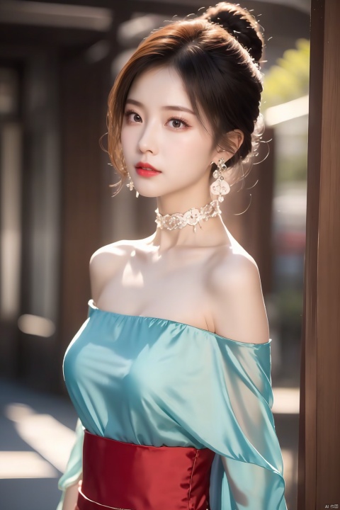  Masterpiece,Ultimate,A girl,silk,cocoon,spider web,Solo,Complex Details,Color Differences,Realistic,Moderate Breath,Off Shoulder,Eightfold Goddess,Hair Above One Eye,Earrings,Sharp Eyes,Perfect Fit,Choker,Dim Lights,cocoon,transparent,jiBeauty,yifu,wangyushan,upper_body,chinese_clothes,background_sky,no hair on eye,looking_at_viewer,facing_viewer,front-view,do not tilt,do not bias,no leap.