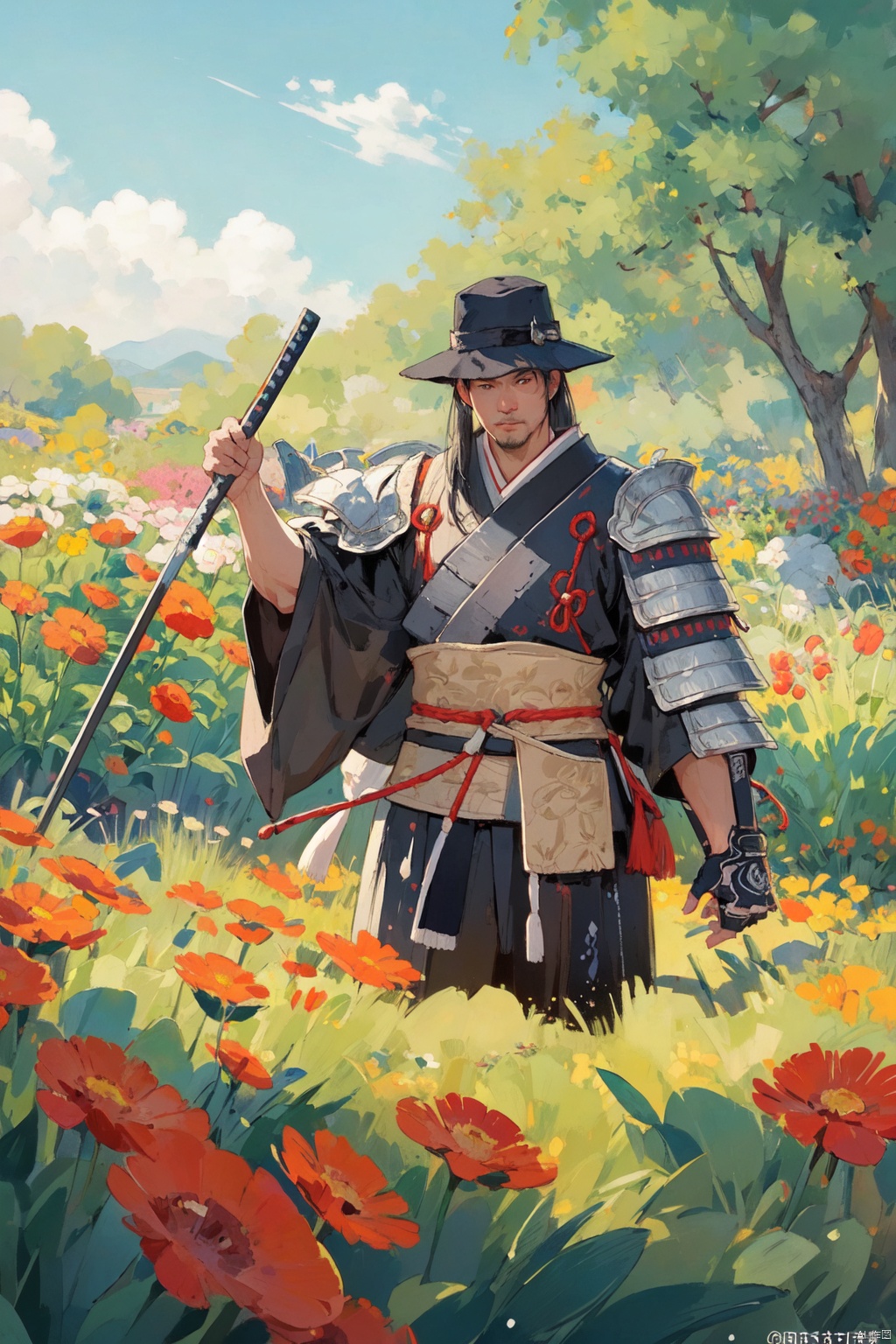 Japanese samurai warriors with weapons sketch.... - Stock Illustration  [68898222] - PIXTA