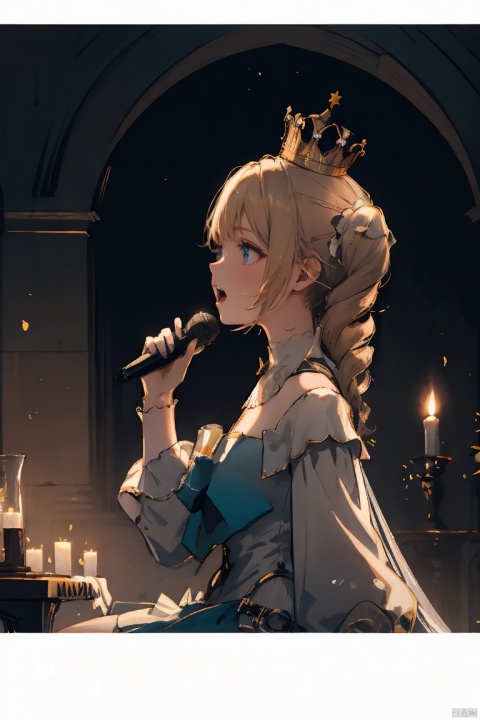 crown，singing