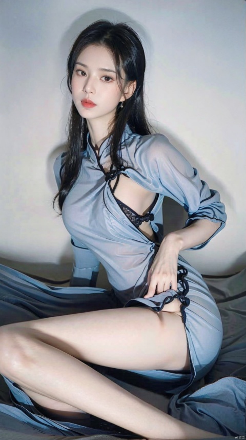 # realistic,.real skin,Sexy Goddess,Lace Mini Skirt,seaside
,1 girl,yuzu, (china dress),(big_breasts), liruotong
