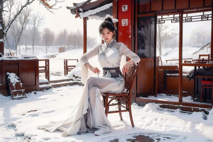 masterpiece,highres,best quality,1 girI in ancient tea houses, sitting on chairs, chinese immortal,chinese clothes,lora:仙侠古装_仙侠1.3【chinese immortal,chinese clothes,1gir】:0.6,lora:Xian-T手部修复_v3.0:1,lora:SYK_Mild detail adjuster_V1.0_4（MINI）:1