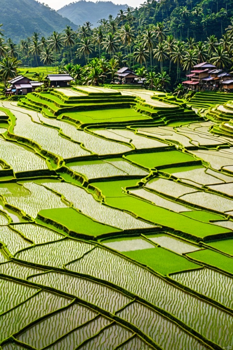 Rice paddies ,