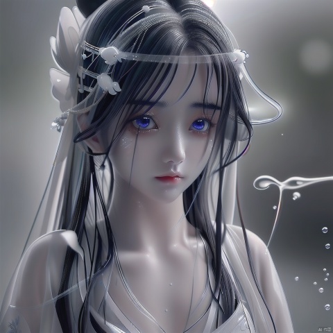  A group of girls, white hair, long hair, old clothes, sarongs, transparent, pavilion, water, full body shots, half submerged in water, ATB, huge tits andboobs,((panoramic sho)), masterpiece, (best quality), (illustration), (extremely detailed CG unity 8k wallpaper), ((1girl)), ((gorgeous detailed eyes)), ((gorgeous detail face)),1girl, female, focus, (best quality), amazing, beautiful detailed eyes, finely detailed, depth of field, extremely detailed cg unity 8k wallpaper, anime, detailed face,wallpaper,watercolor_(me dium), long hair,Long white hair,ancient costume,riverside,underwater,Gauze,slender figure,Beauty inoldclothes,正面,全身照