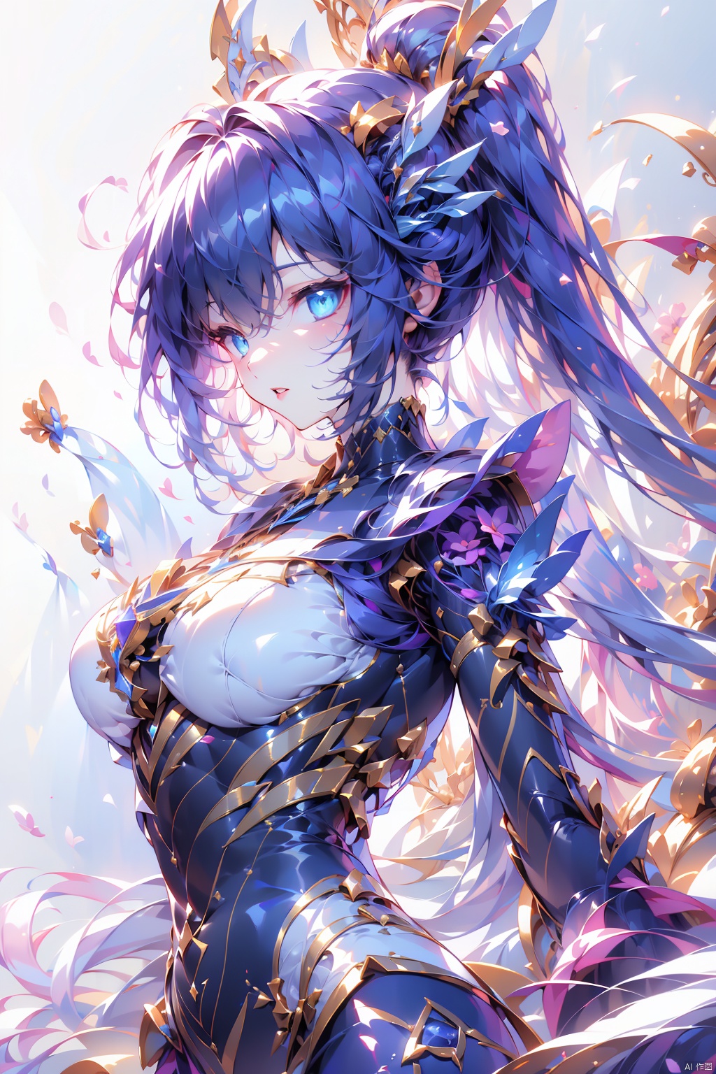  (original) , (very detailed wallpaper) , very detailed illustrations, (1 Girl) , beautiful eyes, (delicate face) , perfect detail,
((mechanical parts)), mechanical spine, mechanization, future, wide hips, laboratory, ((mecha)), stylish energy \(module\), repairing, smile
 (best lighting) , (super complex detail) , 4K Unity, (super detailed CG: 1.2),(8K:1.2),lifelike,流光, eula (genshin impact), bachong, mecha, mecha_robot, [(white background:1.5)::5], cosmos