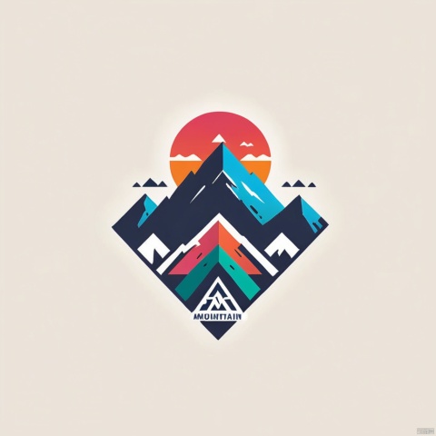 logo,Logo of mountain, hike, modern, colorful,architecture logo,team mark